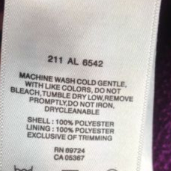 Columbia Size Small Purple Fleece Jacket Full Zip - Picture 4 of 4